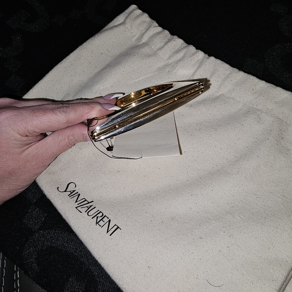 Saint Laurent Gold Square Bracelet - Picture 8 of 16